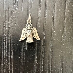 James Avery Silver Angel Pendant Charm